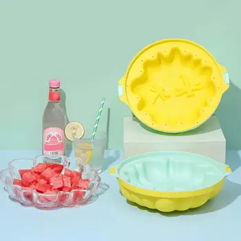 Форма для приготовления чаши, круглая форма для приготовления фруктового льда, формы для салата со льдом, антипригарные формы 