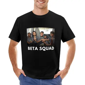 Футболка Beta Squad, футболки больших размеров, быстросохнущая футболка, мужская одежда с коротким рукавом Футболка Beta Squad, футболки больших размеров, быстросохнущая футболка, мужская одежда с коротким рукавом 0