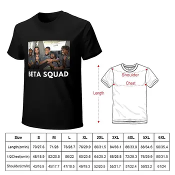 Футболка Beta Squad, футболки больших размеров, быстросохнущая футболка, мужская одежда с коротким рукавом Футболка Beta Squad, футболки больших размеров, быстросохнущая футболка, мужская одежда с коротким рукавом 1