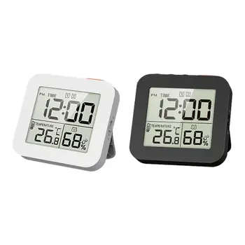 Цифровые часы для душа с будильником, водонепроницаемые часы, термометр, гигрометр, настенные часы для детей, макияж для портнихи для душа