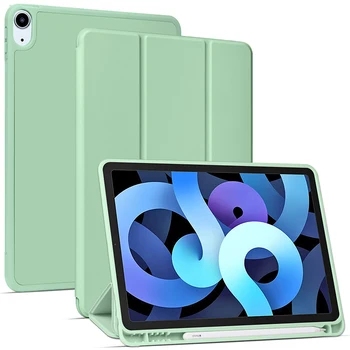 Чехол Для iPad 7,9 9,7 10,2 10,5 10,9 11 12,9 Дюймов Mini Air 1 2 3 4-го 5-го 6-го 7-го 8-го 9-го 10-го Поколения Чехол с Держателем для Карандашей