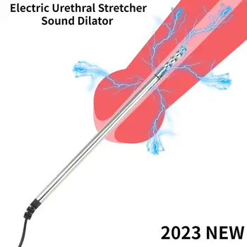 Электрошоковая палочка для стимуляции уретры, растяжитель уретры с шариковой головкой, Катетер, Расширитель, Инструмент для мужской мастурбации, секс-игрушка для взрослых