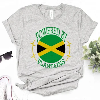 Ямайский топ, женская летняя футболка с аниме, женская одежда из аниме y2k harajuku