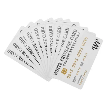10 ШТ. Белая привилегированная карта превосходит все наборы кредитных карт, визитную карточку для бумажника, романтическую визитную карточку для бизнеса