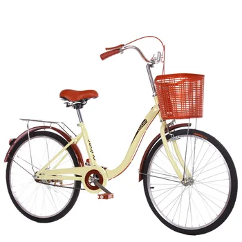 24-дюймовый велосипед для взрослых, педальный автомобиль для мужчин и женщин, ретро-леди, Утолщение, Противоскользящий, Износостойкий, регулируемый