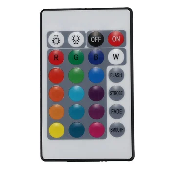 24 Кнопки Мини-ИК-Пульта Дистанционного Управления для светодиодной Ленты RGB