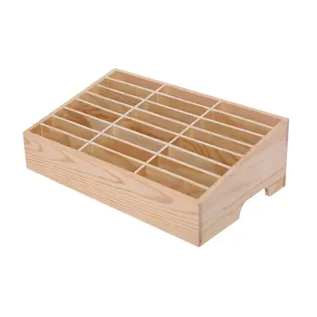 24 Ячейки Многофункциональный деревянный ящик для хранения инструмента для ремонта мобильных телефонов Прямая поставка