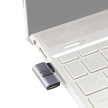 240 Вт 8K Металлический USB 4.0 Type C Адаптер 40 Гбит/с Быстрая Передача Данных Телефон Планшет USB-C Зарядный Конвертер для Ноутбука Macbook Air Pro