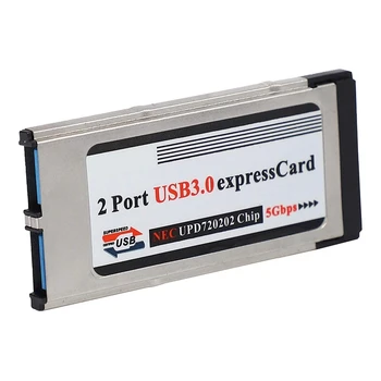 2X Высокоскоростной Двойной 2 Порта USB 3.0 Express Card 34 мм Слот Express Card PCMCIA Конвертер Адаптер Для Ноутбука Ноутбук 2X Высокоскоростной Двойной 2 Порта USB 3.0 Express Card 34 мм Слот Express Card PCMCIA Конвертер Адаптер Для Ноутбука Ноутбук 0