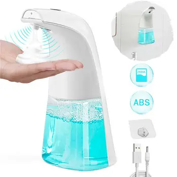 400 мл Бесконтактный автоматический дозатор мыла с ИК-датчиком, дозатор жидкости для мытья рук для принадлежностей для ванной комнаты