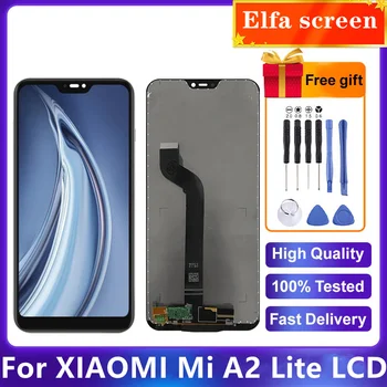 5,84 дюймовый Дисплей Для Xiaomi Mi A2 Lite Замена Сенсорного экрана Дигитайзера Для Xiaomi Redmi 6 Pro LCD Mi A2 Lite LCD