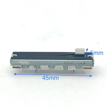 50 шт Япония ALPS 45 мм потенциометр с прямым скольжением, 3 контакта, длина вала B10K 5 мм