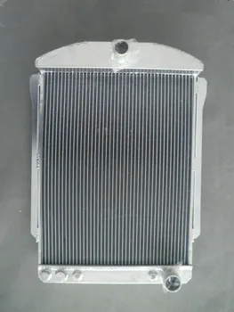 56 мм 2-рядный алюминиевый радиатор для 1940 1941 Chevy CAR STREET ROD 3.5L L6 AUTO AT / MT