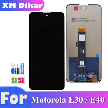 6,5 дюймов Оригинал Для Motorola Moto E40 LCD XT2159-4 Экран дисплея Сенсорная панель Дигитайзер В сборе Для Moto E30 XT2158-6 LCD