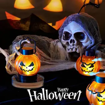 6x Тыквенные фонари для Хэллоуина, лампа, свечи, фонарики для вечеринки, урожай, Хэллоуин, без рисунка
