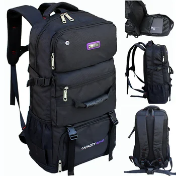 80-литровый рюкзак Унисекс для путешествий, спорта, скалолазания, кемпинга, треккинга, школьной сумки для мужчин, мужчин и женщин