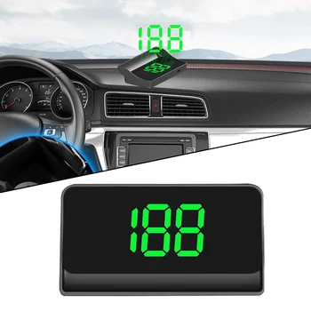 HD Автомобильный Головной Дисплей HUD Проектор Лобового Стекла GPS Система Зеленая Для Всех Автомобилей Спидометр Аксессуары Для Автоэлектроники Скорость КМЧ
