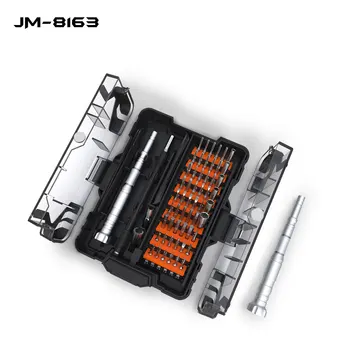 JAKEMY JM-8163 Набор аппаратных инструментов, набор отверток 62 в 1, Ящик для инструментов из материала S2