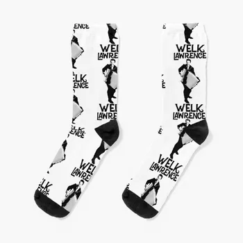Lawrence Welk - Название - Черные носки с трафаретом, мужские подарочные носки, изготовленные на заказ, мужские носки из хлопка Lawrence Welk - Название - Черные носки с трафаретом, мужские подарочные носки, изготовленные на заказ, мужские носки из хлопка 0