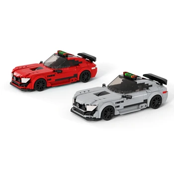 MOC Creative Roadster Supercar F1 Speed Champions Строительные блоки, наборы конструкторов для моделей гоночных автомобилей, детские подарки на день рождения