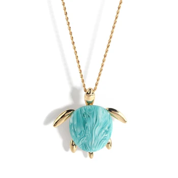 Vsy Trends, женское ожерелье, комплект из Гавайской черепахи, милая веревочная цепочка, модное ожерелье, ювелирные изделия для женщин