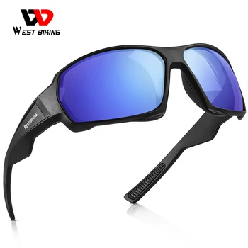 WEST BIKING HD Поляризованные велосипедные солнцезащитные очки с защитой UV400 Велосипед MTB Дорожный велосипед Очки Мужские Женские очки для спорта на открытом воздухе