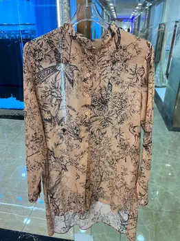 yu0611 Модные женские Блузки и Рубашки 2023 Взлетно-посадочной Полосы Роскошный Европейский Дизайн стиль вечеринки женская Одежда