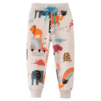 Zeebread, новое поступление, детские спортивные штаны с животным принтом и завязками, лидер продаж, детские брюки, одежда для малышей