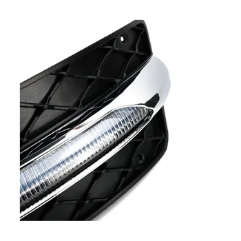 Автомобильный Светодиодный Противотуманный Фонарь DRL Дневного Света для Mercedes Benz W204 C-Class C300 C280 Sport 2013-2014 Слева