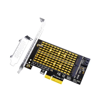 Адаптер PCIE 4.0 для M2 / M.2 SSD SATA M.2 PCIE Адаптер NVME /M2 PCIE Адаптер SSD M2 для SATA PCI-E Карта M Ключ + B Ключ Адаптер PCIE 4.0 для M2 / M.2 SSD SATA M.2 PCIE Адаптер NVME /M2 PCIE Адаптер SSD M2 для SATA PCI-E Карта M Ключ + B Ключ 0