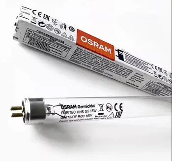 Бактерицидная лампа PURITEC OSRAM HNS G5 16W G16T5 / OF RG3 UV-C с бактерицидной лампой PURITEC