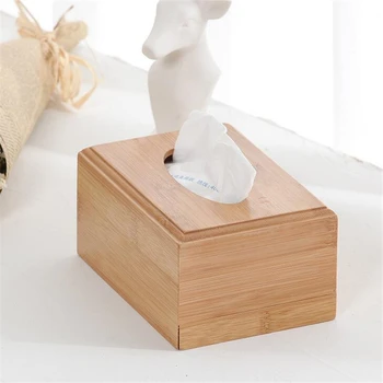 Бамбуковая коробка для салфеток для домашнего офиса, настольная Деревянная коробка для бумажных полотенец, деревянный держатель для гостиничных салфеток, настольные салфетки, футляр для папиросной бумаги. Бамбуковая коробка для салфеток для домашнего офиса, настольная Деревянная коробка для бумажных полотенец, деревянный держатель для гостиничных салфеток, настольные салфетки, футляр для папиросной бумаги. 5