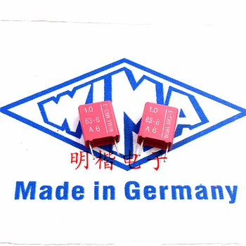 Бесплатная доставка 10шт/30шт Конденсатор WIMA Germany MKS3 63V 1UF 1,0 МКФ 63V 105 P = 7,5 мм