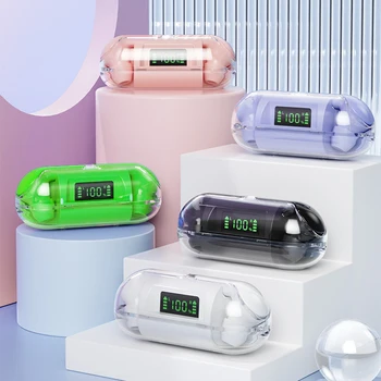 Беспроводные Наушники TONLISH Audifonos Cristal T04 Crystal Earbuds С Прозрачным 8-миллиметровым Медным Кольцом и Тяжелым Басовым Звуком Bt30