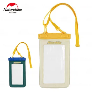 Водонепроницаемая сумка для телефона Naturehike для плавания, водонепроницаемая сумка из ПВХ, мини-водонепроницаемая сумка для пляжной рыбалки с сенсорным экраном, подвешенная на шею