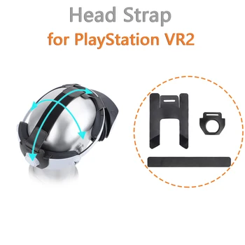 Для PlayStation VR2 Регулируемый декомпрессионный ремень на голову, Мягкое кожаное оголовье для аксессуаров для гарнитуры Sony PlayStation VR2