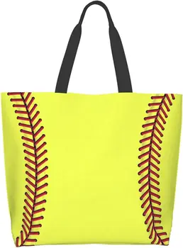 Женская сумка для софтбола, большая повседневная спортивная сумка для мамы, пляжная дорожная сумка Женская сумка для софтбола, большая повседневная спортивная сумка для мамы, пляжная дорожная сумка 0