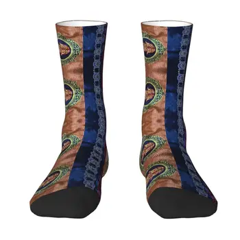 Женские мужские эластичные носки Jewel Kabyle Algeria с модным принтом, лето, Осень, Зима, Этнические берберские носки для экипажа