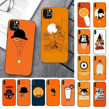 Заводной оранжевый чехол для телефона для iPhone 13 11 12 pro XS MAX 8 7 6 6S Plus X5 5S SE 2020 XR case