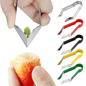 Зажим для удаления глаз с ананасовым ножом Клубничный Артефакт Eat Fruit Remover Eye Pick Клубничный зажим для приклада Инструмент для домашнего использования