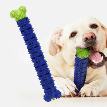 Игрушка для собак, имитирующая грызение кости, молярная палочка, зубная щетка для собак, звуковая чистка зубов, интерактивные товары для домашних животных, устойчивые к укусам