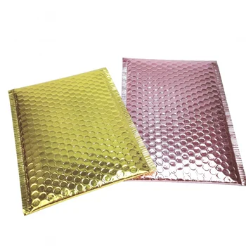 индивидуальный дизайн, водонепроницаемый металлический цветной пузырчатый конверт, почтовая сумка для ювелирных изделий