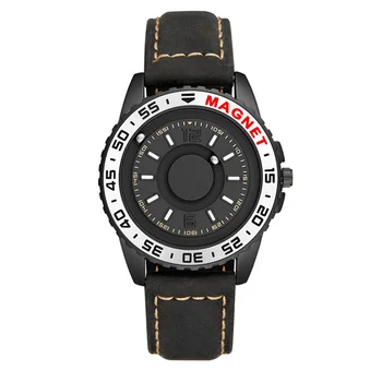 Кварцевые мужские инновационные часы с магнитным покрытием, мужские модные кварцевые минималистичные часы с ремешком из нержавеющей стали