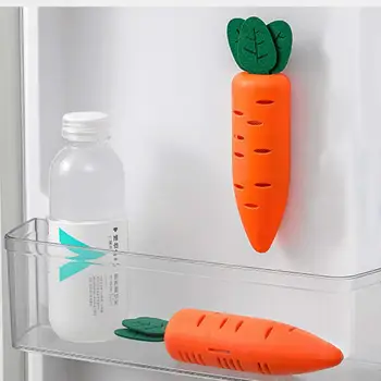 Коробка с активированным углем, дезодорант в форме моркови, Коробка с дезодорантом для холодильника, Настенный освежитель воздуха, Очиститель ящика для шкафа, древесный уголь Коробка с активированным углем, дезодорант в форме моркови, Коробка с дезодорантом для холодильника, Настенный освежитель воздуха, Очиститель ящика для шкафа, древесный уголь 2