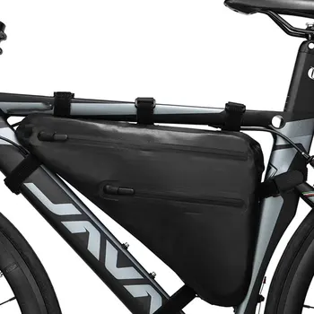 Крепление для велосипедной Рамы, Универсальный Органайзер, Дизайн на молнии, Передняя Верхняя трубка для велосипедов, Сумки для хранения