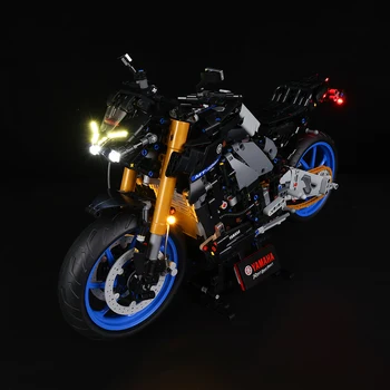 Легкий набор для Technical 42159 MT-10 SP, модель мотоцикла, строительные блоки, набор игрушек 