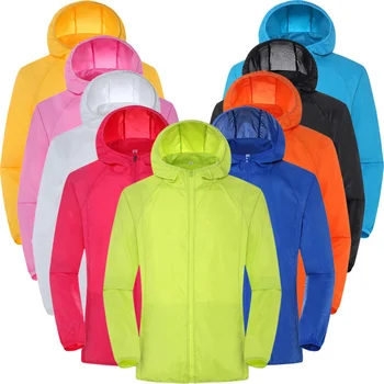Летние мужские быстросохнущие женские ультралегкие повседневные дышащие пальто с водонепроницаемой защитой от ультрафиолета, велосипедные куртки 4XL