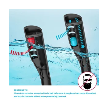 Маска для подводного плавания с двойной трубкой силиконовая маска для дайвинга Маска для взрослых Очки для подводного плавания Маска для подводного дыхания-C