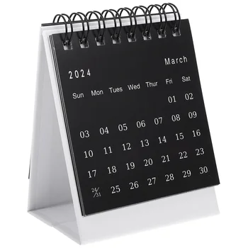 Мини-Календарь 2024 Стоячий Стол 2023-2024 Рабочий Стол Маленький Офисный стол с откидной бумагой
