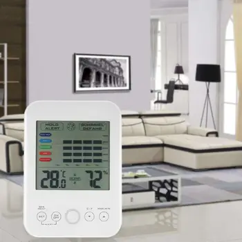 МиниЖКцифровой термометр Гигрометр Электронный измеритель температуры и влажности в помещении Метеостанция для дома M4YD